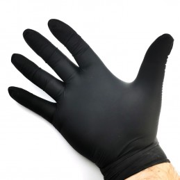 BRELA Pro Care M Nitrilové rukavice čierne nepúdrované D5000