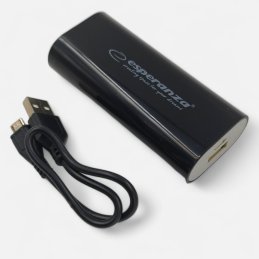 Esperanza EMP105K Powerbank 4400mAh - czarna - ✔️ cena, opinie | Endocam.pl