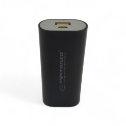 Esperanza EMP105K Powerbank 4400mAh - czarna - ✔️ cena, opinie | Endocam.pl