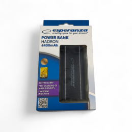 Esperanza EMP105K Powerbank 4400mAh - czarna - ✔️ cena, opinie | Endocam.pl