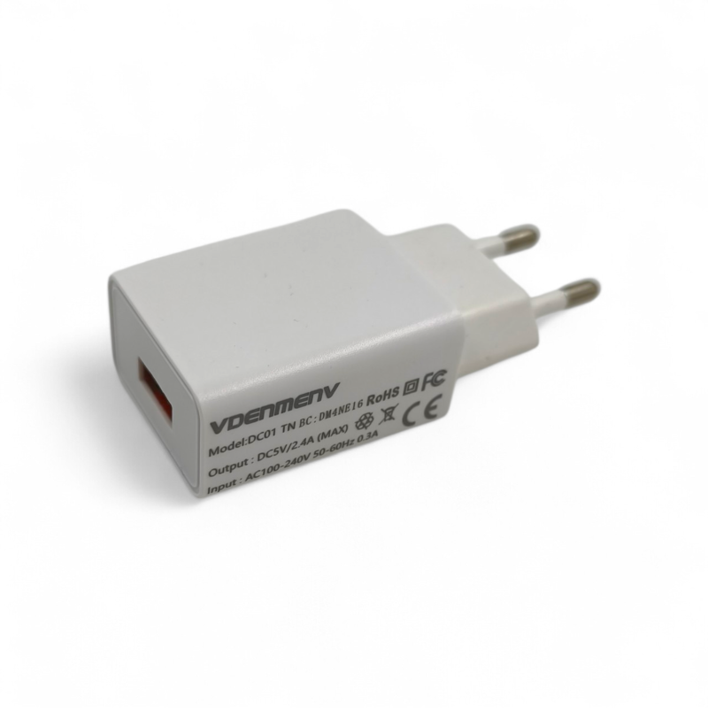 VDENMENV Ładowarka sieciowa USB-A 5V/2,4A - ✔️ cena, opinie | Endocam.pl