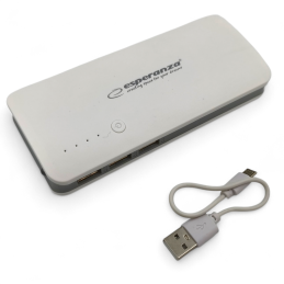 Esperanza EMP106WE Powerbank 8000 mAh - biało-szara - ✔️ cena, opinie | Endocam.pl