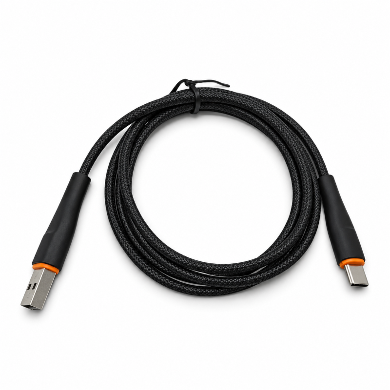 Kabel USB-A – USB-C Miccell VQ-D06, 2,4 A, 1 m, czarny - ✔️ cena, opinie | Endocam.pl