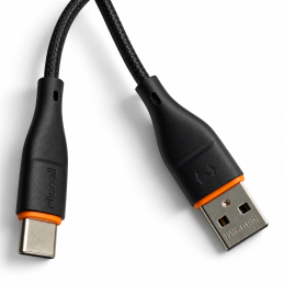 Kabel USB-A – USB-C Miccell VQ-D06, 2,4 A, 1 m, czarny - ✔️ cena, opinie | Endocam.pl