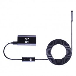 Wifi endoskop dla iOS, Android, Windows 2m, twardy kabel