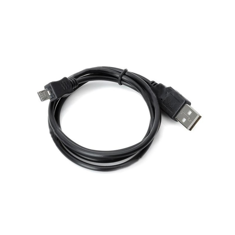 USB na Micro USB nabíjací/dátový kábel pre mobilné telefóny - čierny (90 cm)