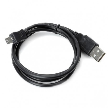 Kabel USB / Micro USB do ładowania / przesyłania danych do telefonów komórkowych - czarny (90 cm)