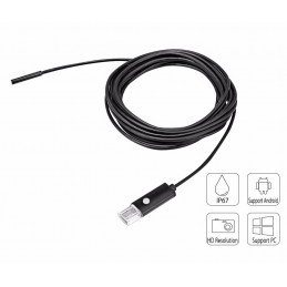 2m/8mm USB endoskop pre PC a Android USB/microUSB hard