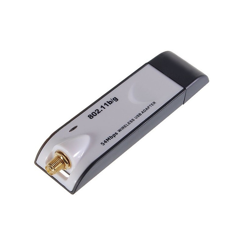USB WiFi adaptér s odpojiteľnou anténou 54Mbps 802.11b/g 