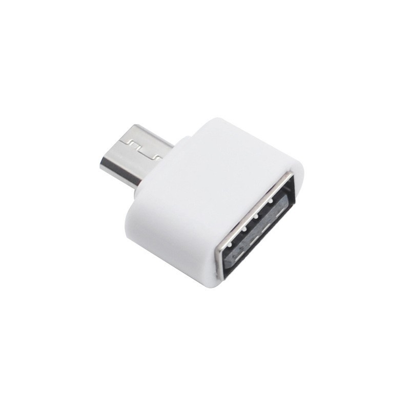 USB/microUSB OTG adaptér biely